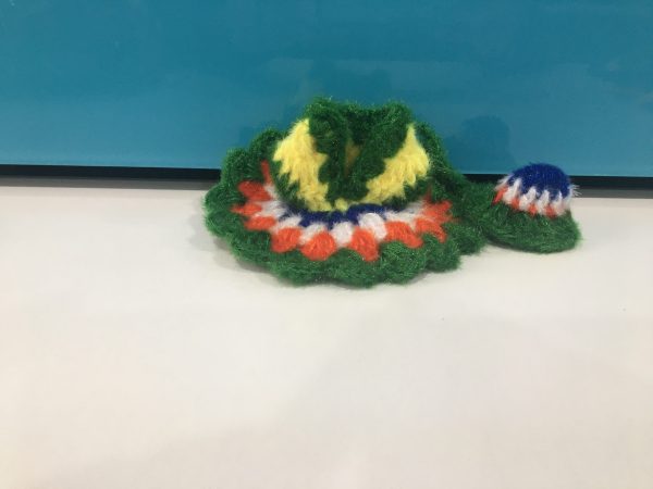 Green Border With More Color Woolen Winter Laddu Gopal ji Dresses