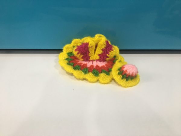 Yellow Border With More Color Woolen Winter Laddu Gopal Ji Dresses